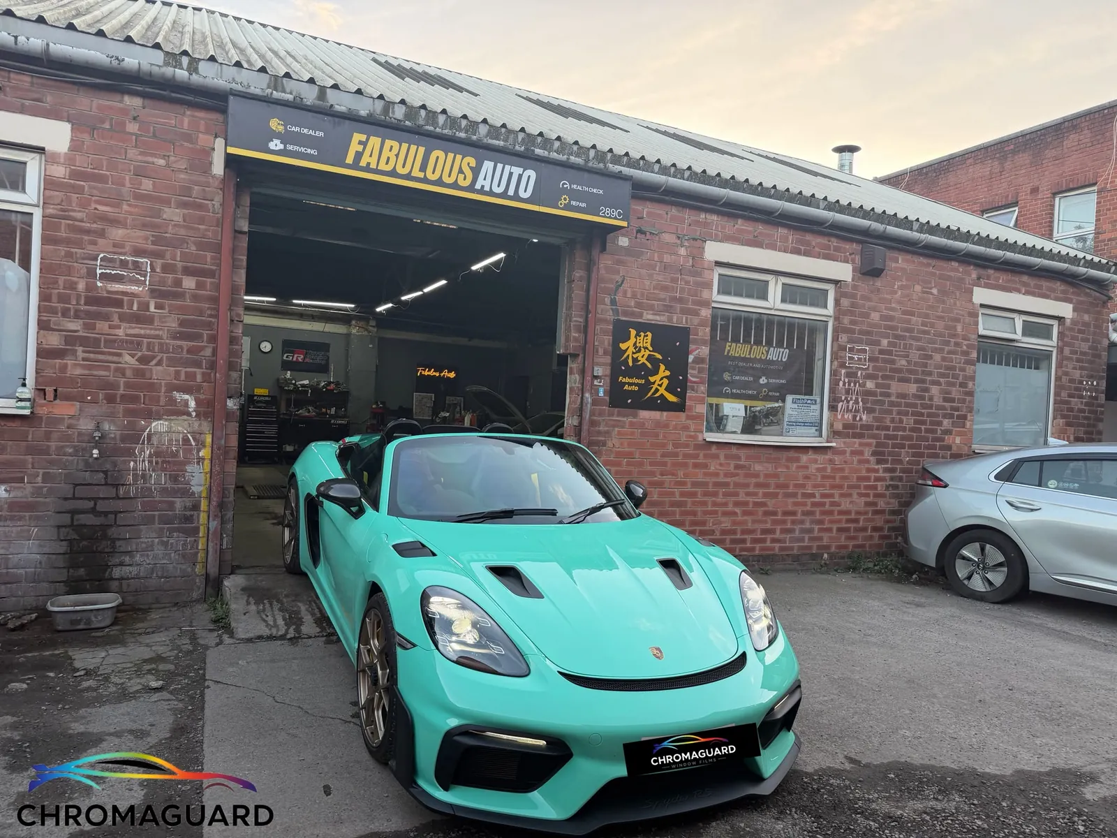 Porsche · clear ceramic film