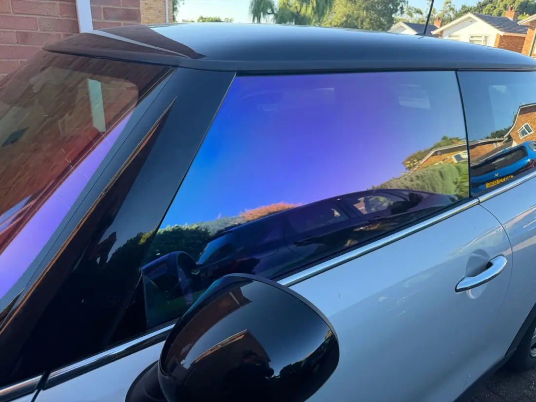 Amethyst Mirage Purple · side glass