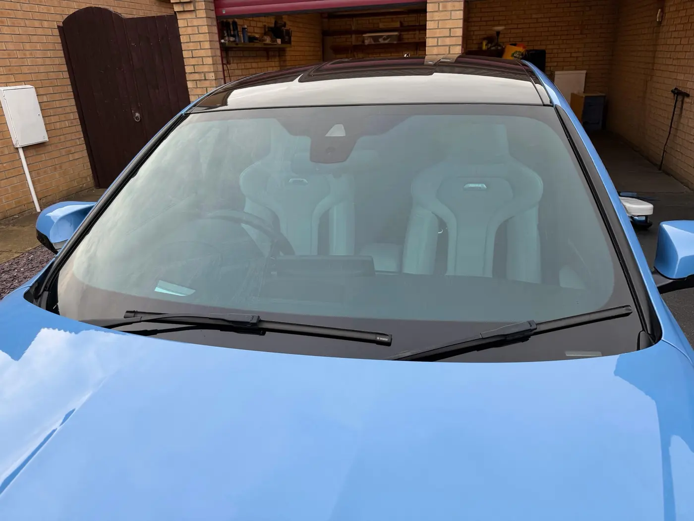 BMW · through the windscreen