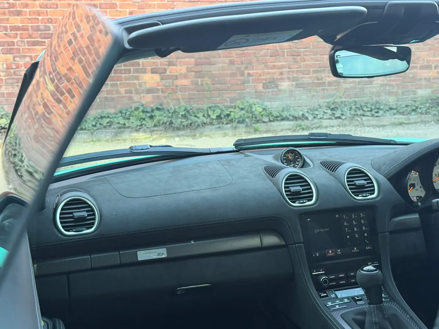 Porsche · cabin through clear film